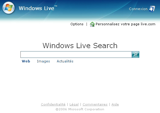  Windows Live Search 